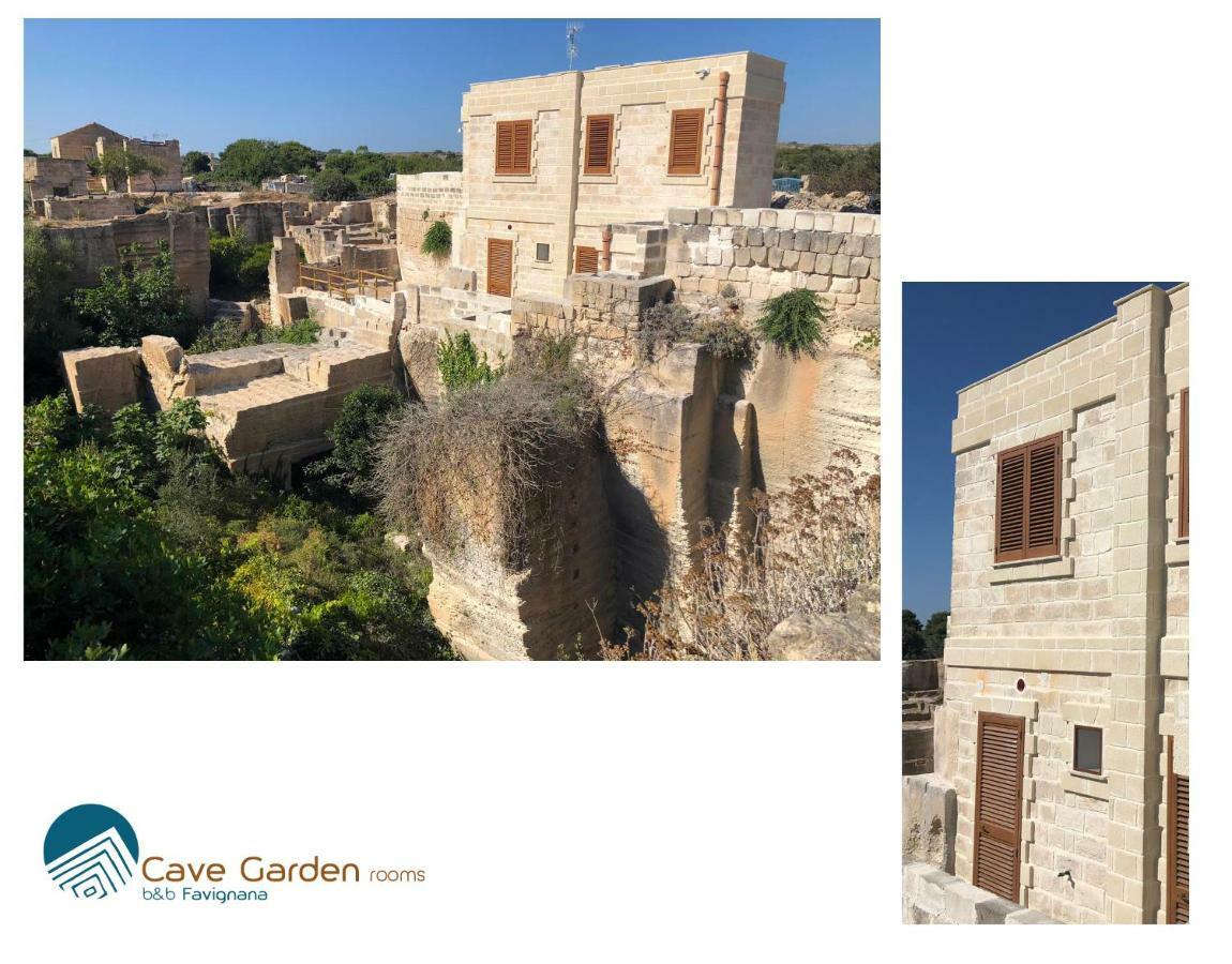 Cave Garden Rooms Favignana Bagian luar foto